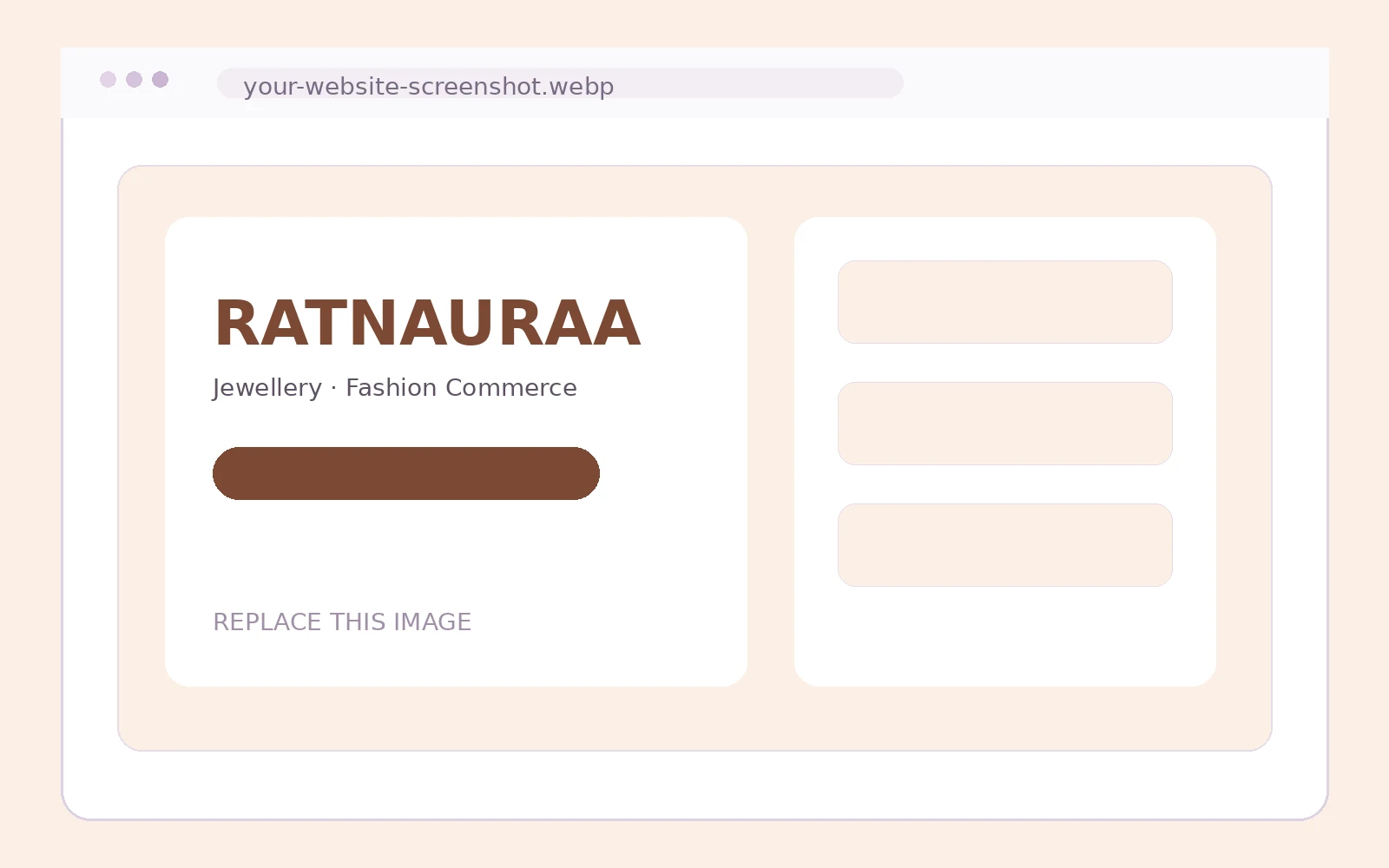Ratnauraa website project screenshot