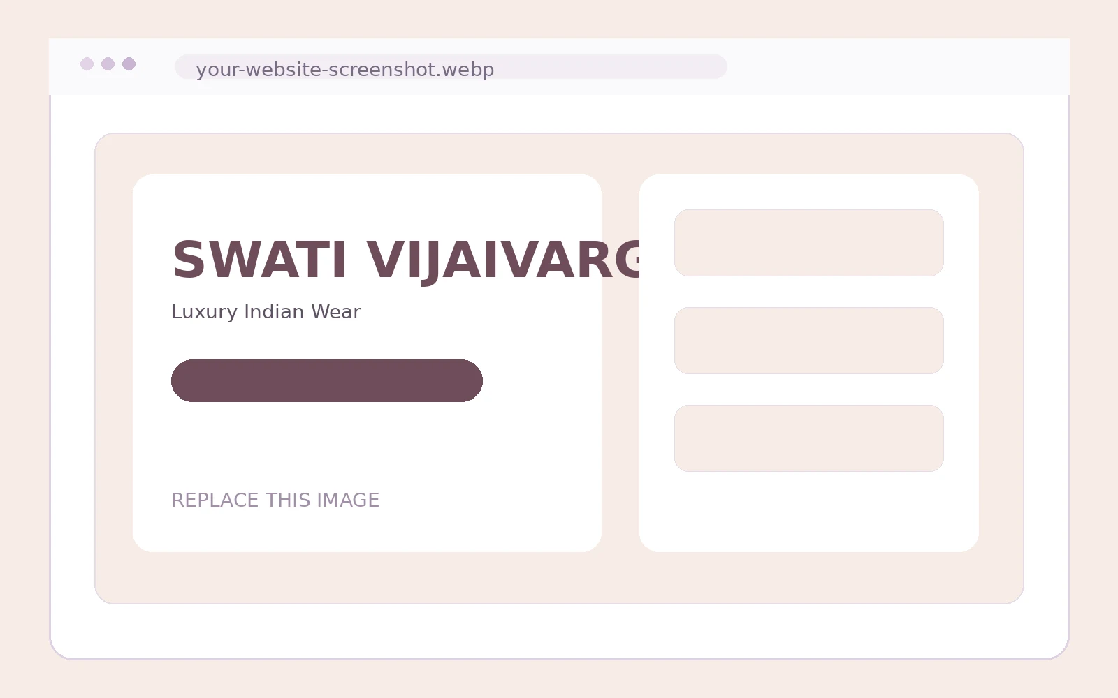 Swativijaivargie website project screenshot